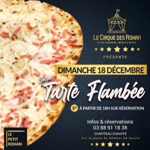 Le Petit Rohan - Tartes Flambées le 18 décembre 2022