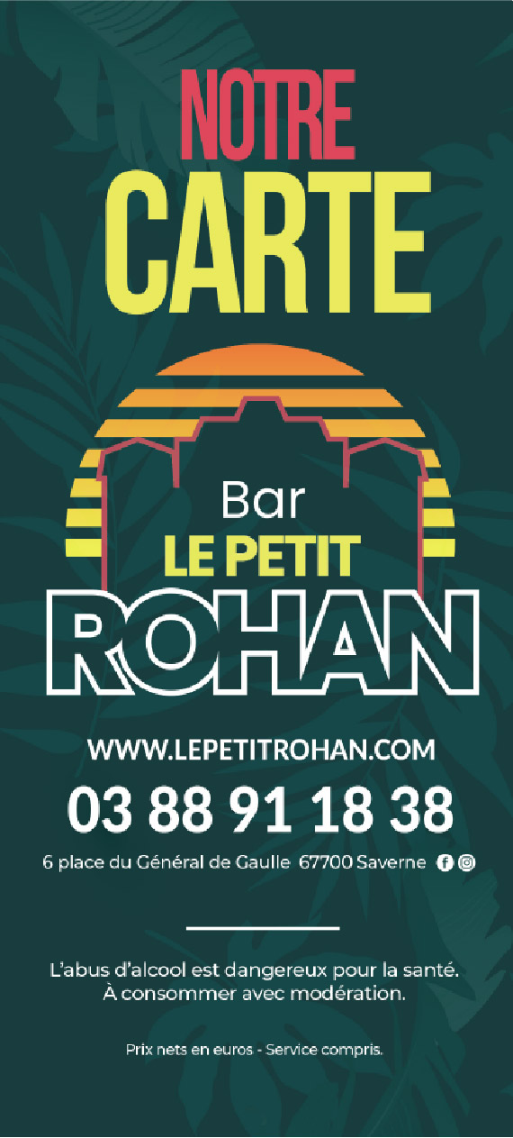 Carte 2026 Le Petit Rohan