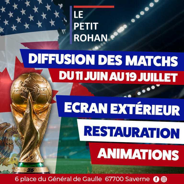 Coupe du monde au Petit Rohan à Saverne